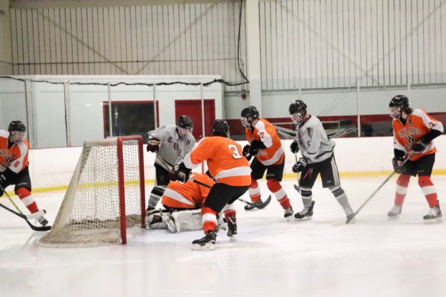 The boys hockey season ended with a 5-2 loss to Wayland.