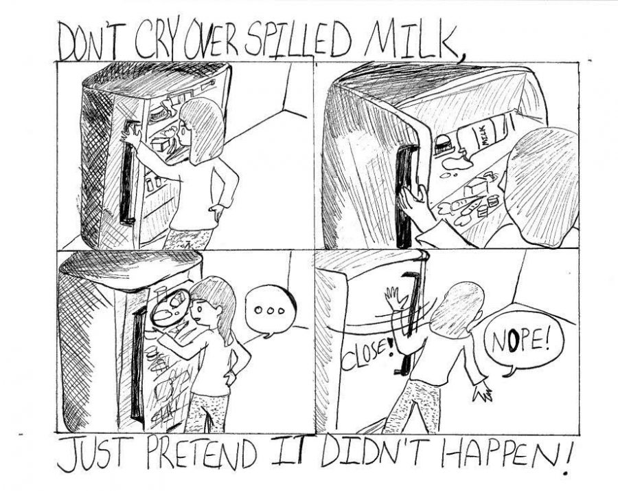 Spilled Milk Cartoon