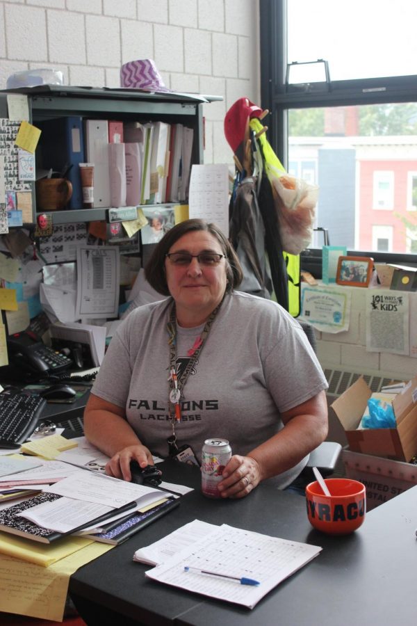 Pictured: Ms. DiClemente ‘82 in her office.