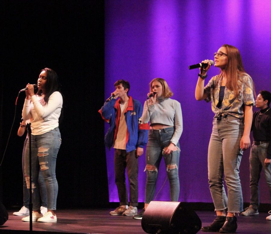 Six CRLS groups performed during the annual Winter A Cappella jam on December 7th.