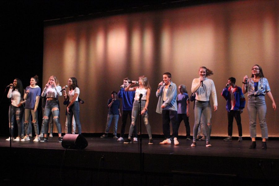 Six CRLS groups performed during the annual Winter A Cappella jam on December 7th.