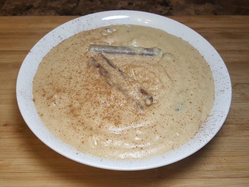 Pictured: Haitian flour porridge. 