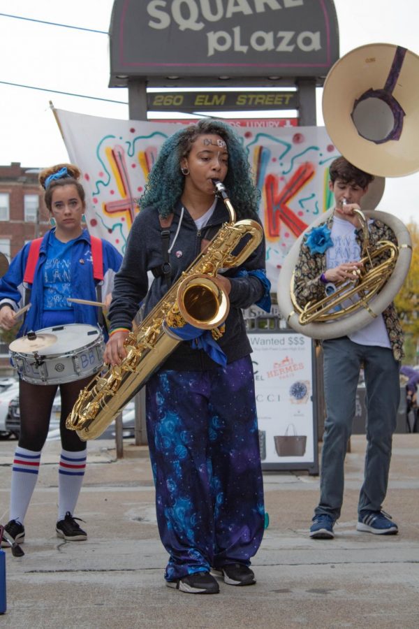 The annual HONK! Festival began on October 11th in Davis Square.