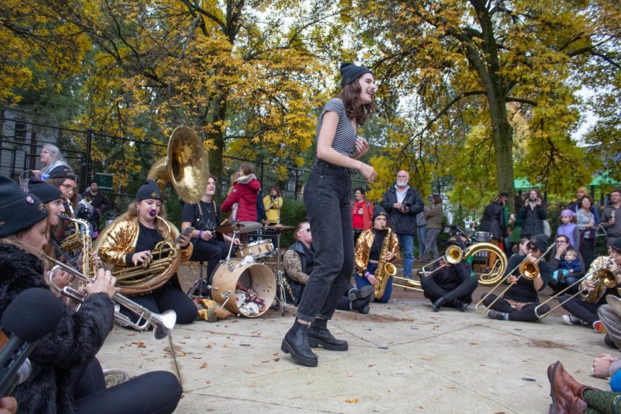 The annual HONK! Festival began on October 11th in Davis Square.