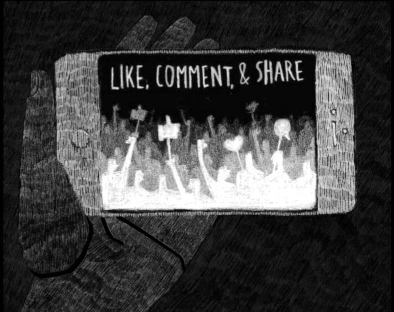 Social+media+has+become+an+outlet+for+people+to+express+that+they+care+about+an+issue.