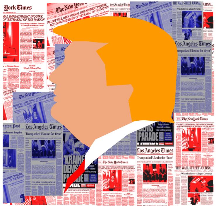 Trump Impeachment Opinion Illustration