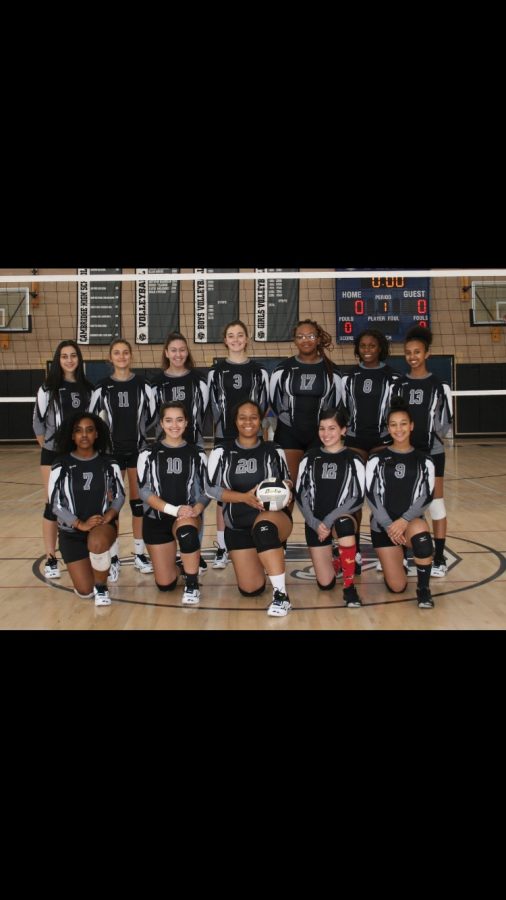 Pictured: This years girls varsity volleyball team.