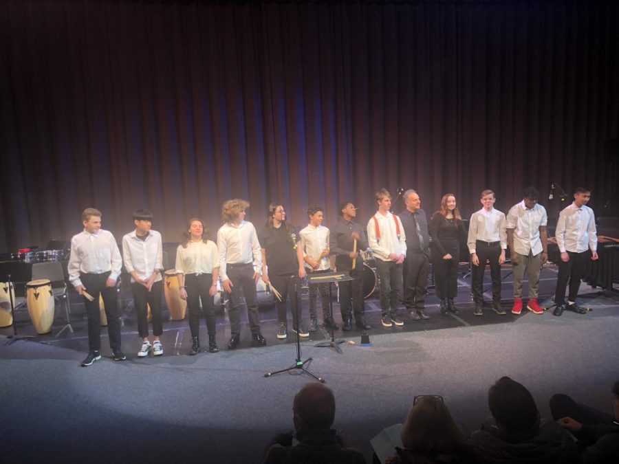 CRLS Percussion Ensemble was one of the many groups who performed on January 8th.