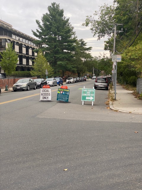 Signs appeared on lampposts and at intersections the week of June 15th