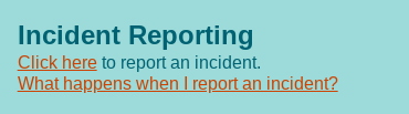 A new incident reporting system is in development at CRLS.