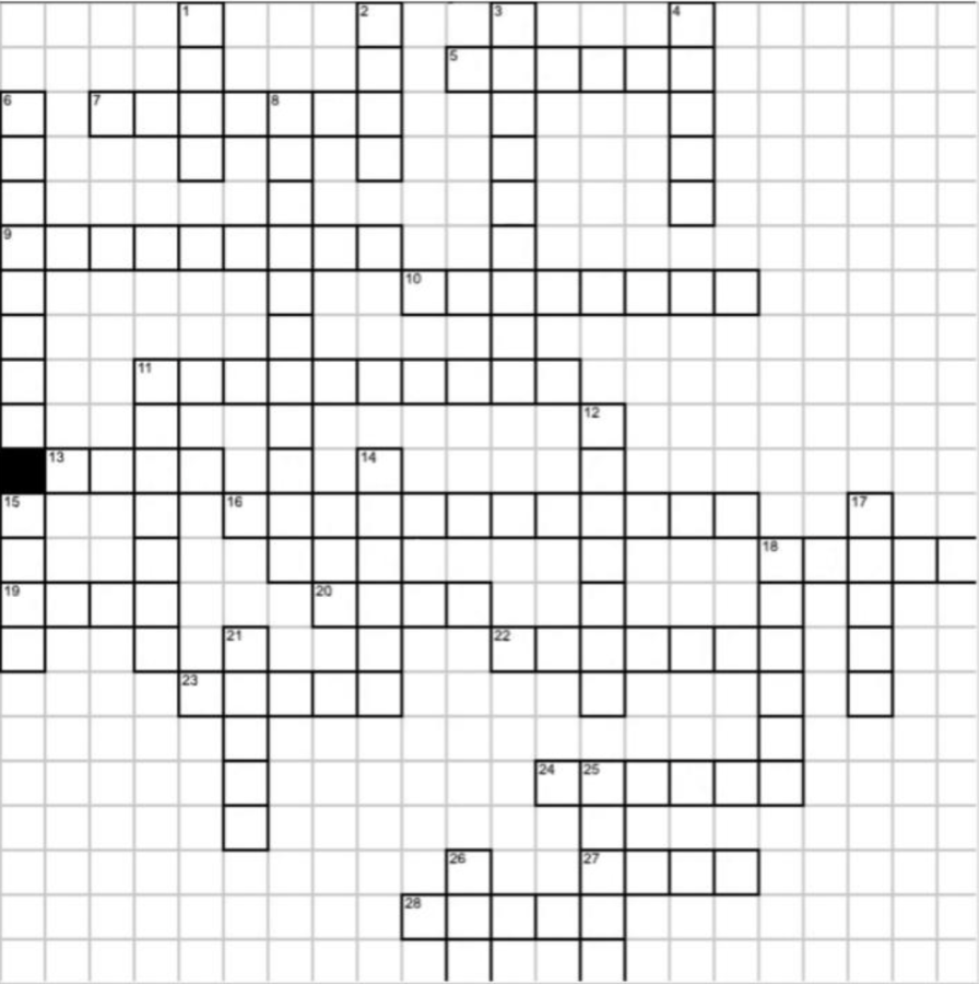 Crossword w_ black square