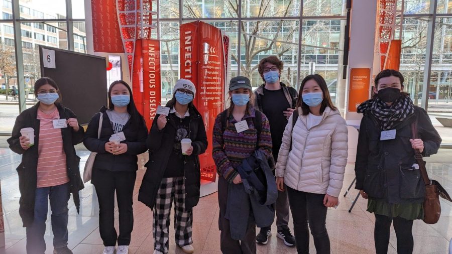 Members of the CRLS Biotech Club toured the Broad Institute on March 28th.