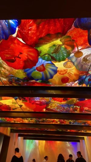 An exhibit at the Chihuly Garden and Glass Museum