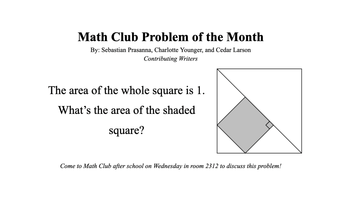 Math Problem of the Month: February 2024