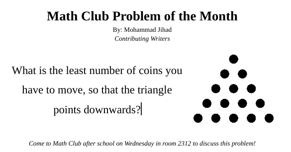 Math Problem of the Month: March 2024
