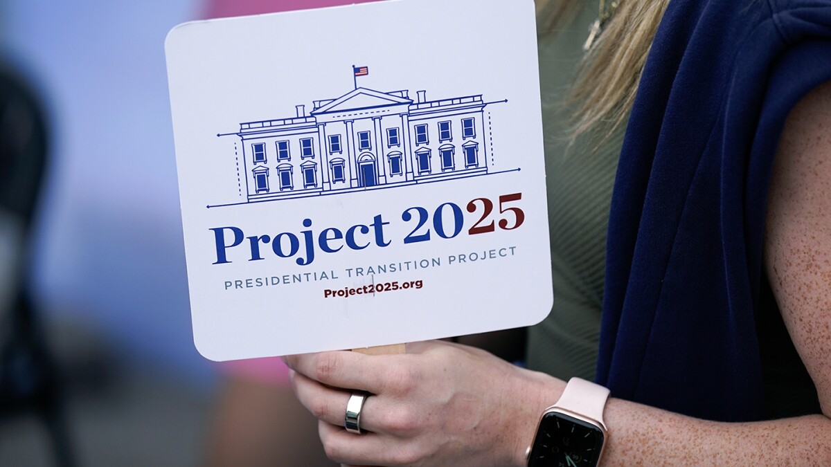 Trump claims he has no connection with Project 2025.