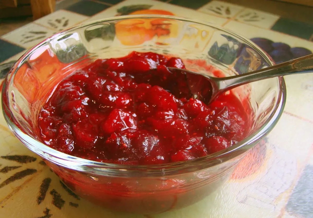 This cranberry sauce pairs perfectly with all your Thanksgiving favorites.