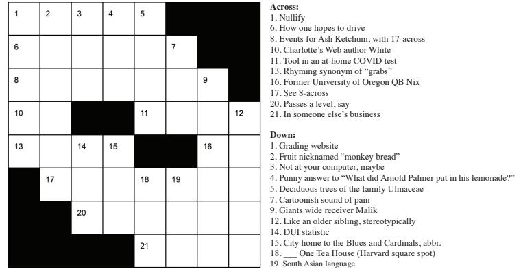 February Crossword