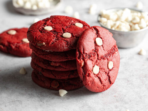 “A Batch Made in Heaven”: White Chocolate Chip Red Velvet Cookies Recipe