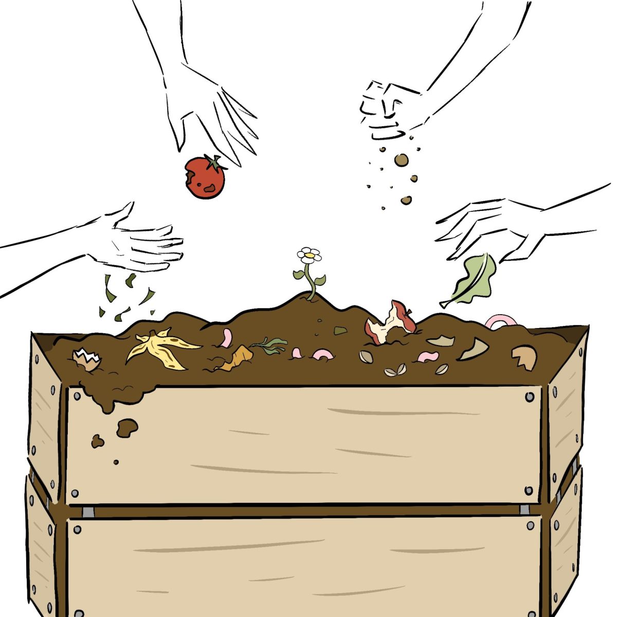 Tackling Food Waste: CRLS Launches an Outdoor Composting Cart