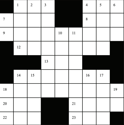 June Crossword